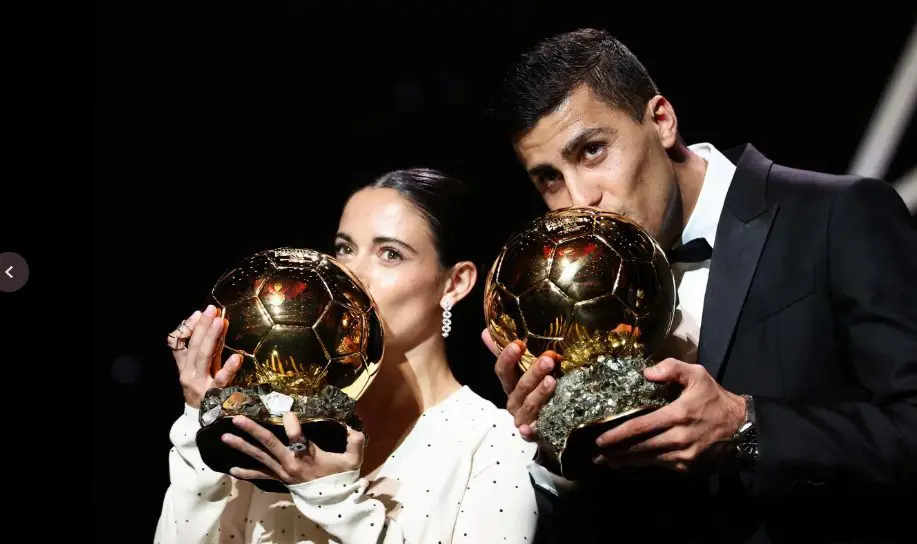 Ballon d’ Or 2024: Full list of all winners