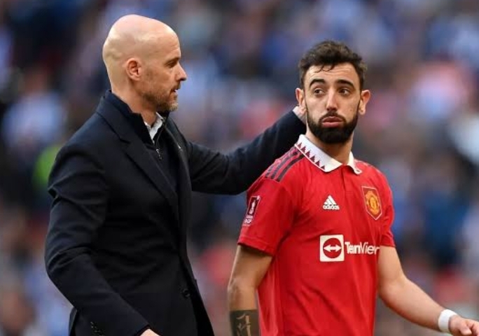 Bruno Fernandes Reacts To Erik ten Hag's Exit From Manchester United