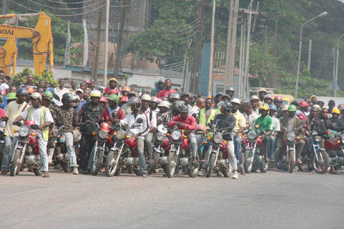 Chaos as okada riders kill police officer in Lagos