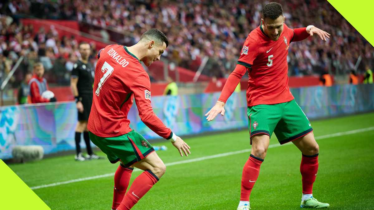 Cristiano Ronaldo Hits Trademark ‘Siuu’ Then Debuts New Celebration vs Lewandowski’s Poland: Video