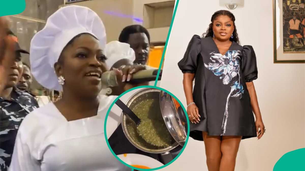 Funke Akindele Claps Back As Trolls Calls Her Out for Eating Okro Soup as a Celestial: “Oversabi”