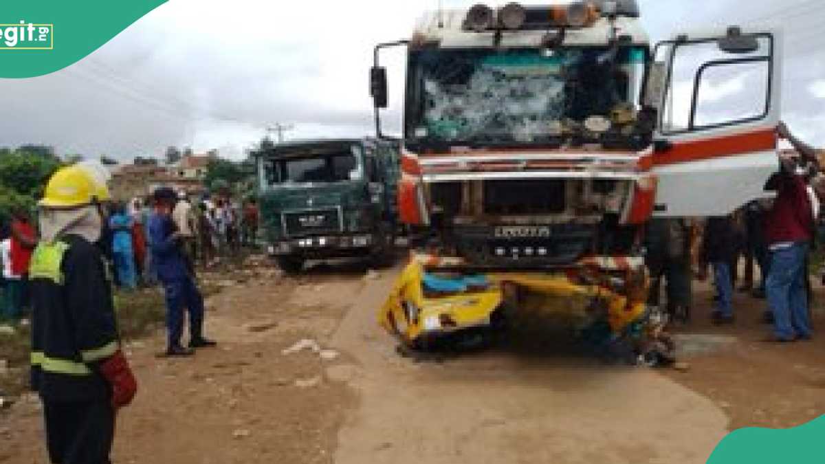 JUST IN: 6 Die, 5 Injured in Ibadan Multiple Crashes, Photos Emerge