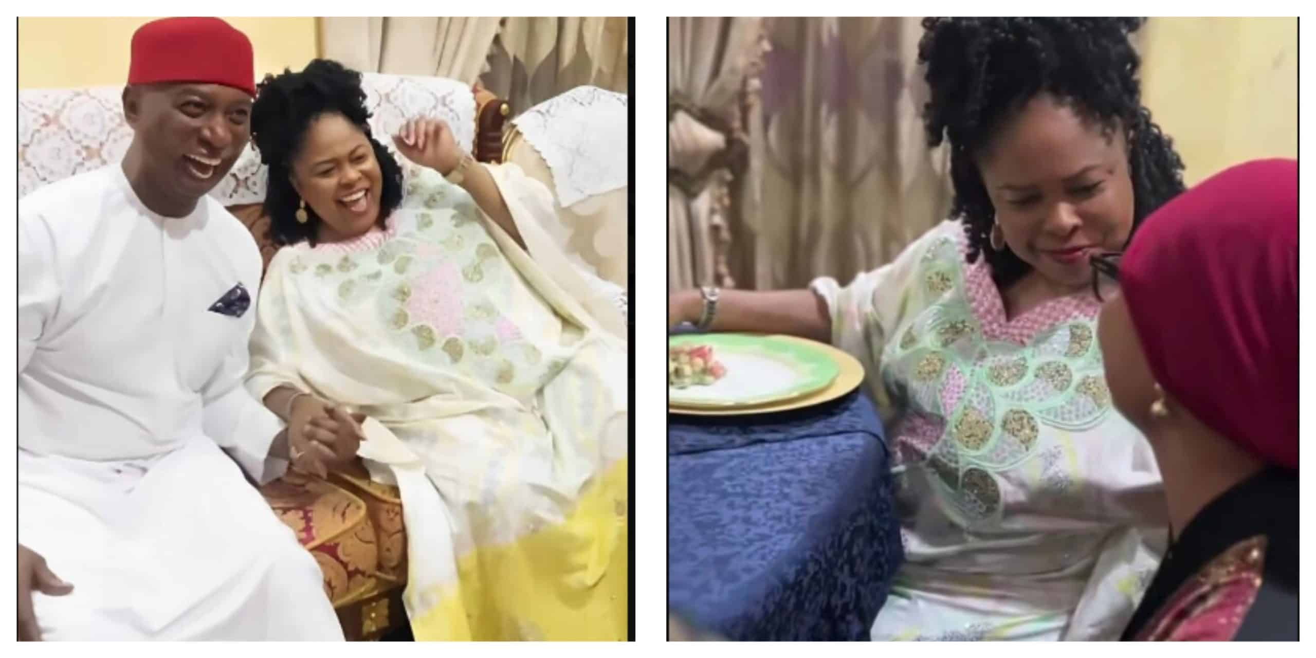 Nollywood actress, Regina Daniels star struck as she meets Patience Jonathan