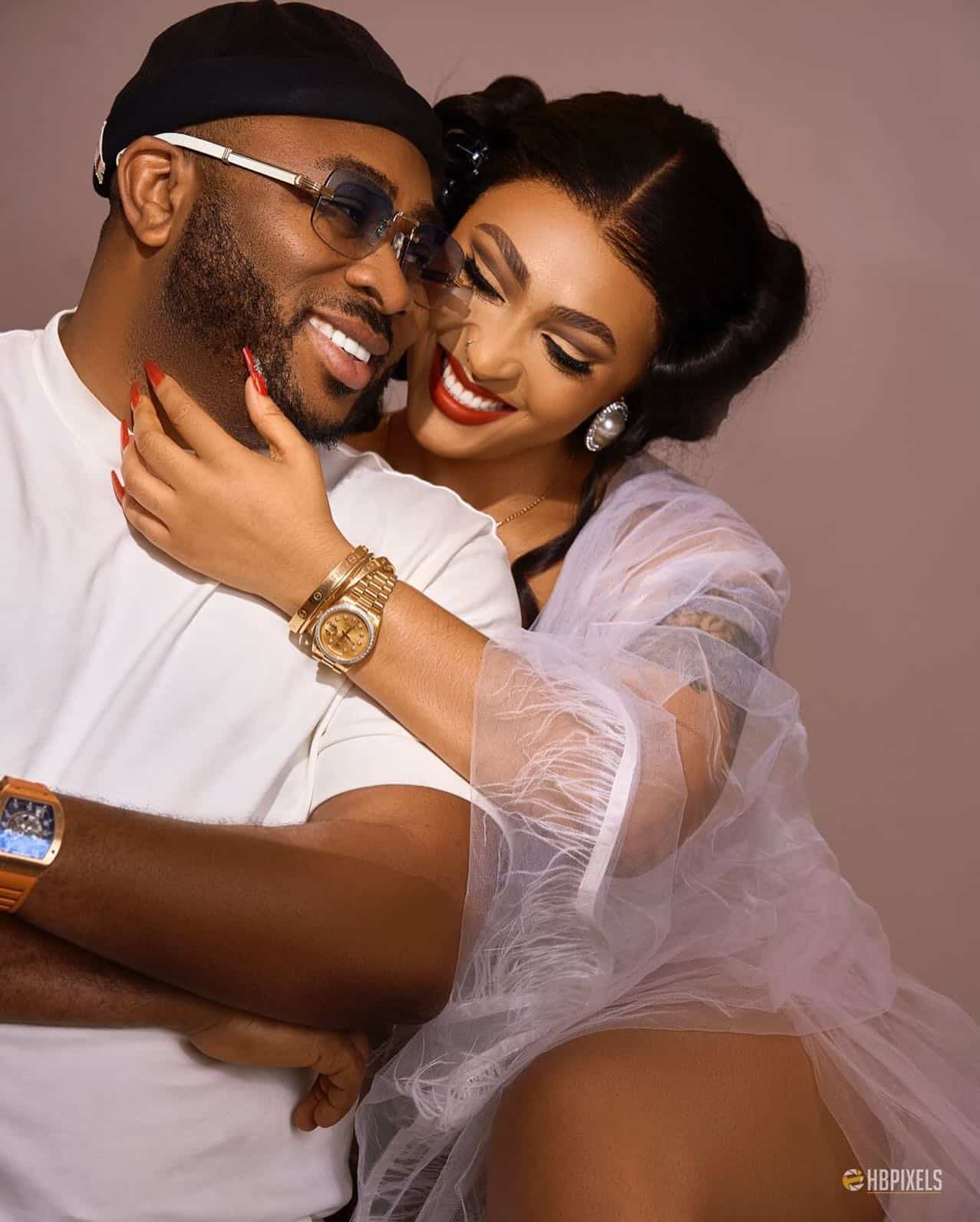 Olakunle Churchill and wife, Rosy meurer