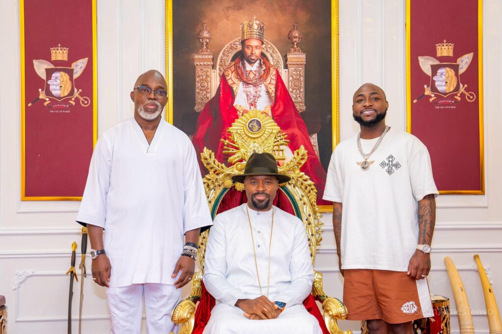 Patrick Doyle Criticises Davido's Attire During Visit To Olu Of Warri