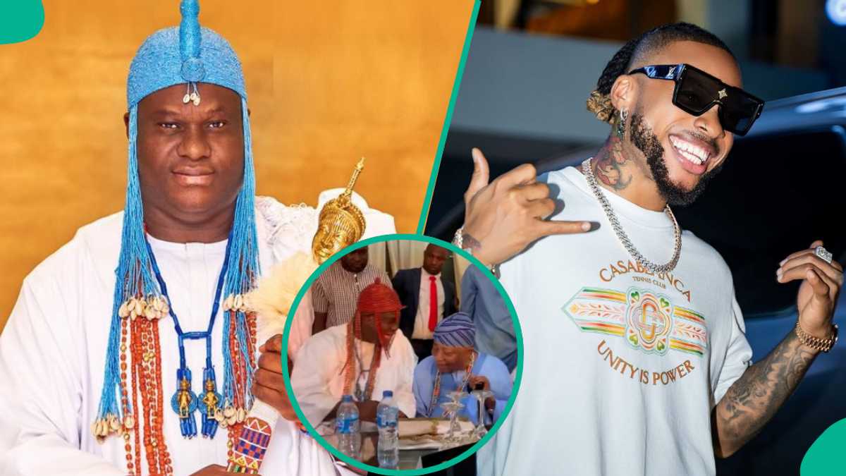 "Poco Lee With Crown": Backlash as Ooni of Ife Graces Baba Ijebu's 89th Birthday Party, Video Trends