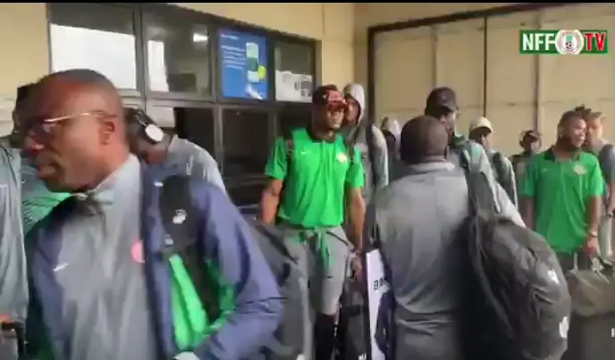 Super Eagles Land In Nigeria After ‘Horrific  Ordeal’ In Libya