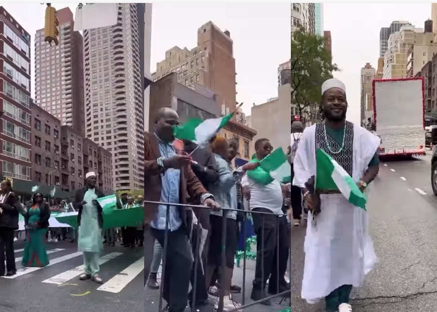 They are celebrating their escape - Reactions as video of how Nigerians abroad celebrated Independence anniversary surfaces