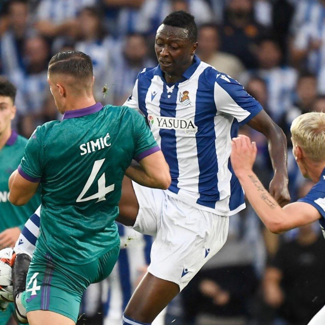 UEL: Sadiq Bags Assist In Sociedad’s Home Defeat To Anderlecht