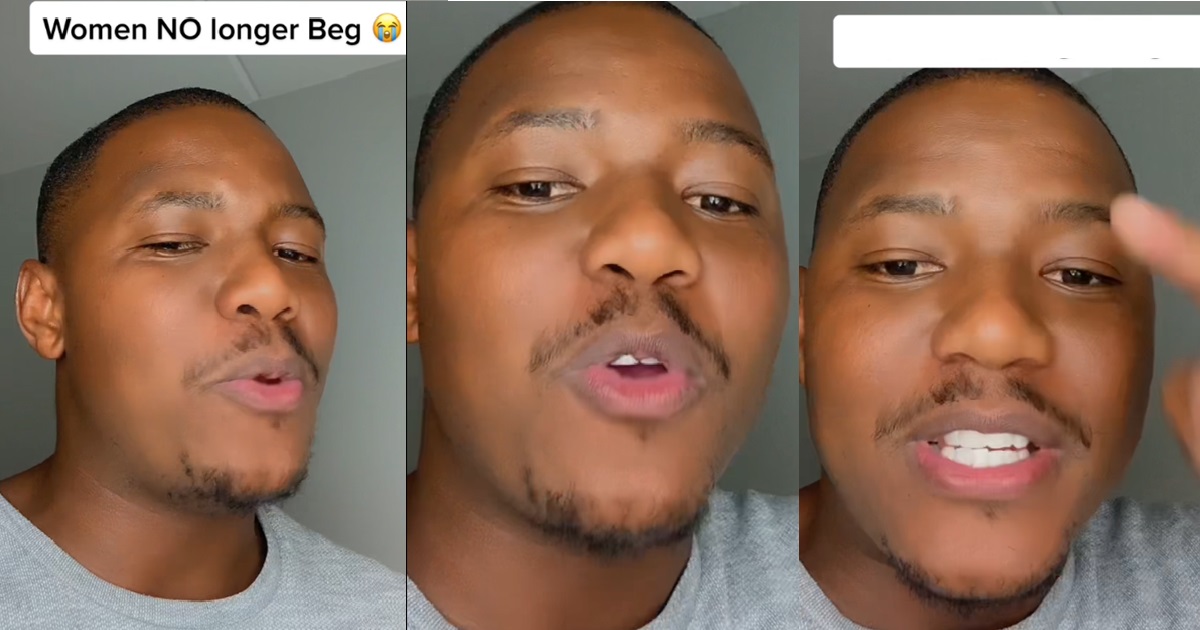 "Women no longer beg in relationships, you chəat she's gone, you are inconsistent she bl0cks you" – Man observes (VIDEO)