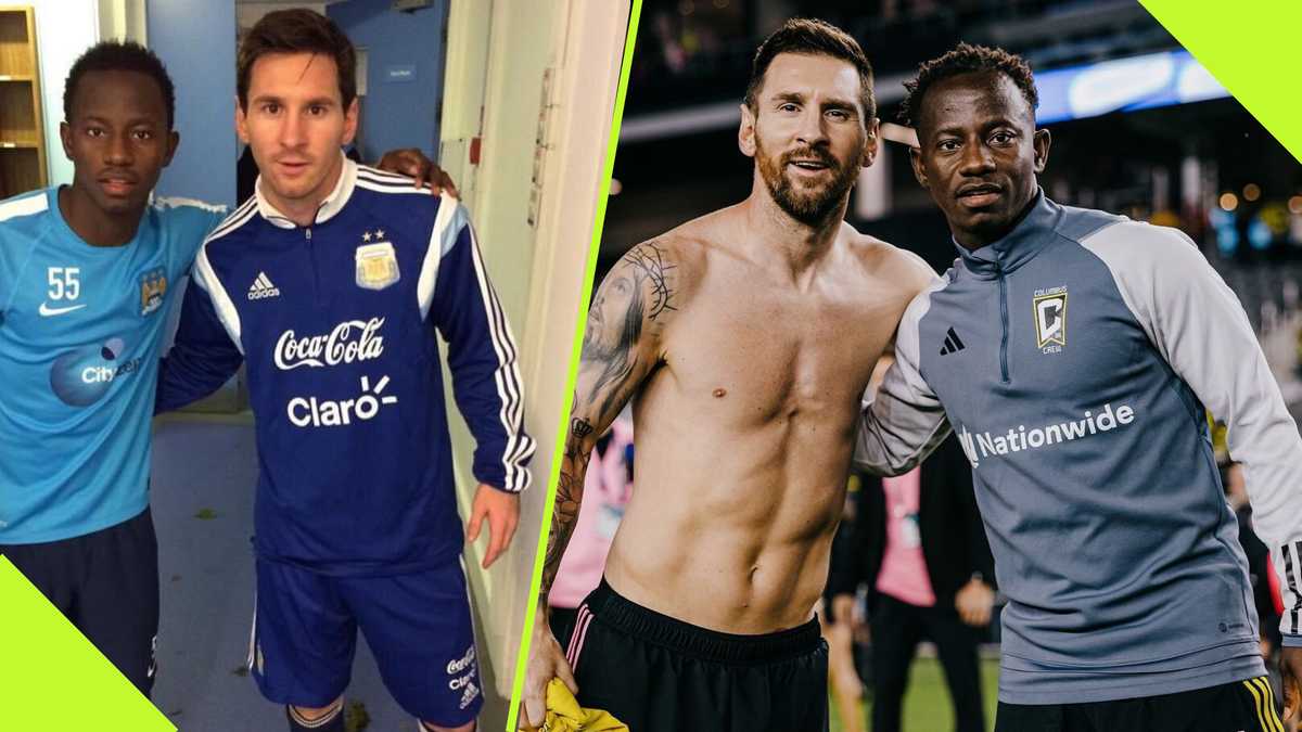 Yaw Yeboah Recreates Famous Moment With Lionel Messi Ten Years After Second Meeting