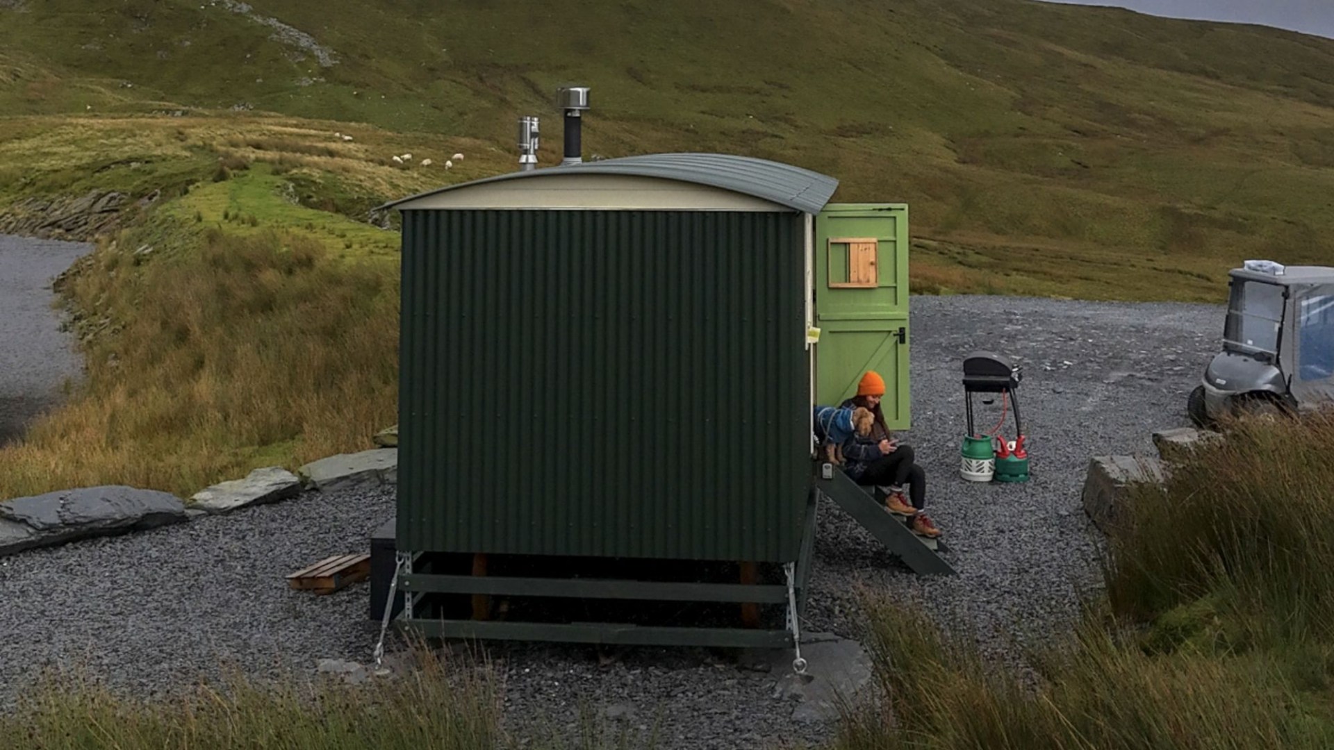 You can stay on a former slate mine with glamping tents, shepherd's huts and a revamped hotel is set to open next year