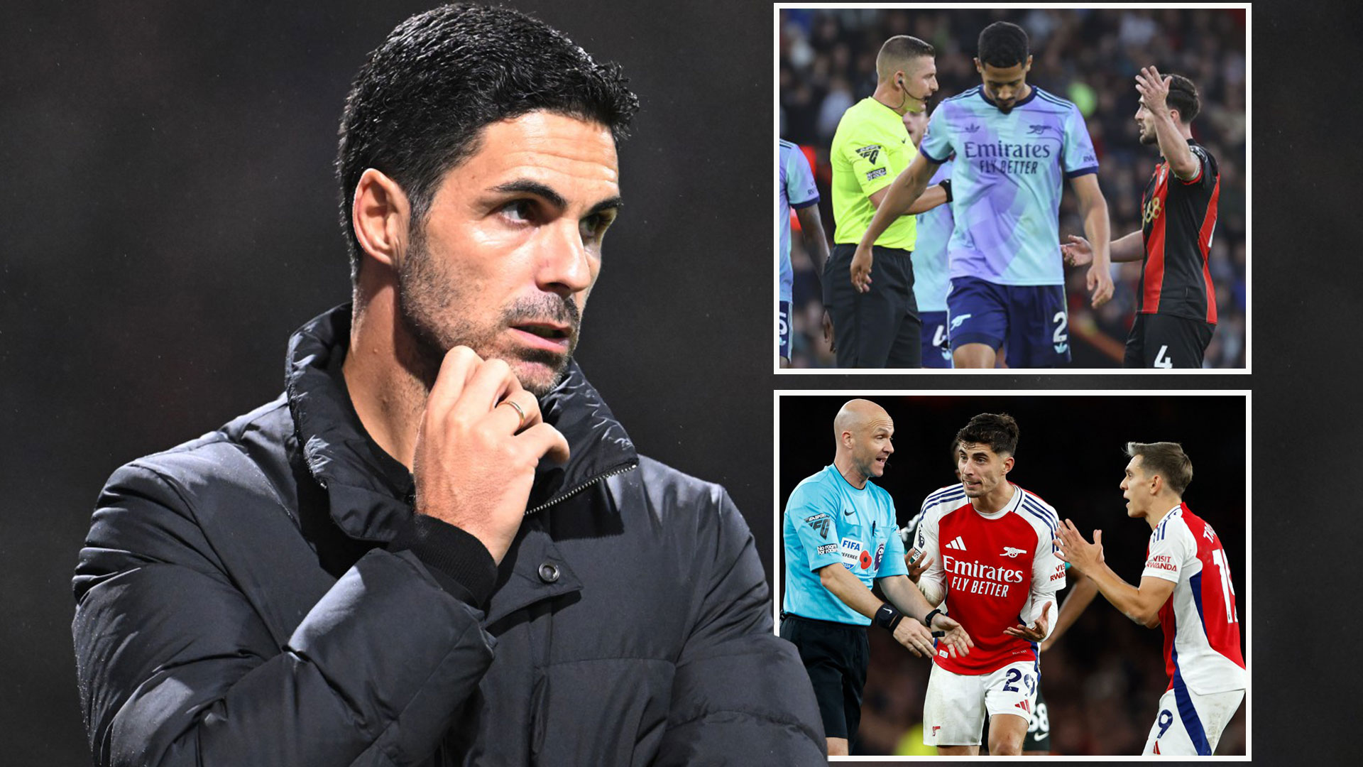 Mikel Arteta debunks claims referees and VAR have conspiracy against Arsenal after flurry of controversial decisions