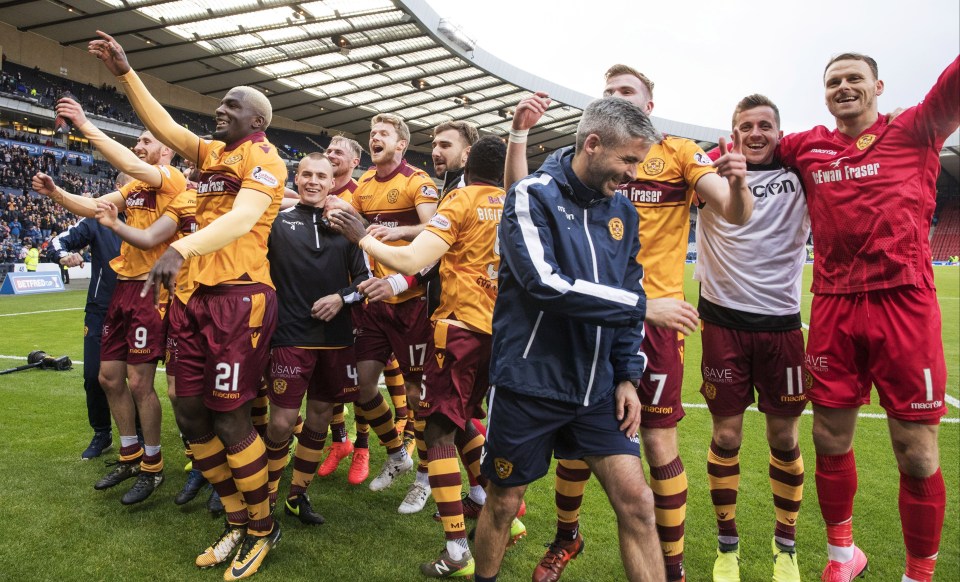 The Steelmen stunned Hampden with a Louis Moult double