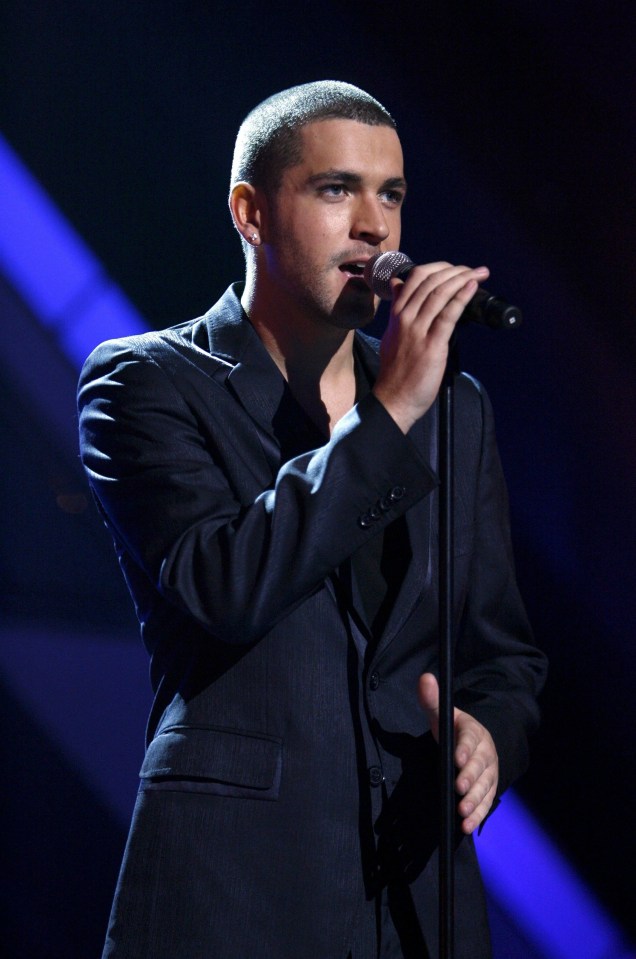 Shayne on The X Factor in 2005