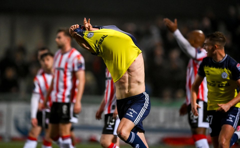 Harry Hood was the hero for Shelbourne with a late winner