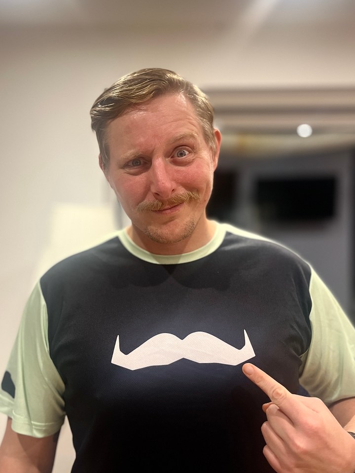 Terry is raising cash for men’s health charity Movember