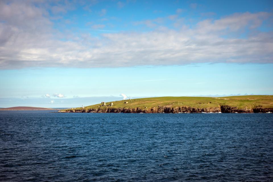 The tiny island of Flotta has a population of just 80 people