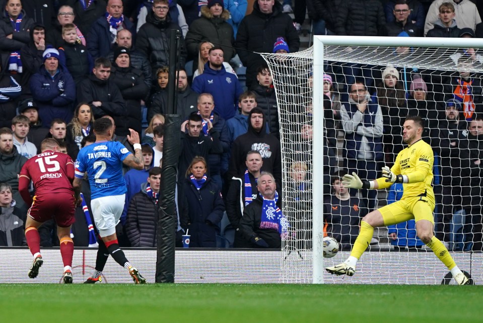 The defender netted the winner against Gers at Ibrox in March