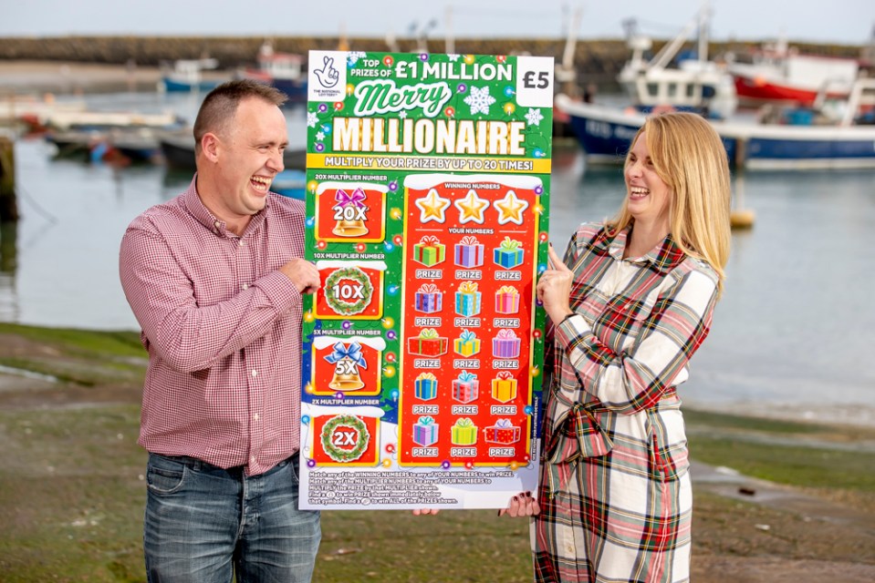 Luke won £1million after buying a scratchcard on a whim