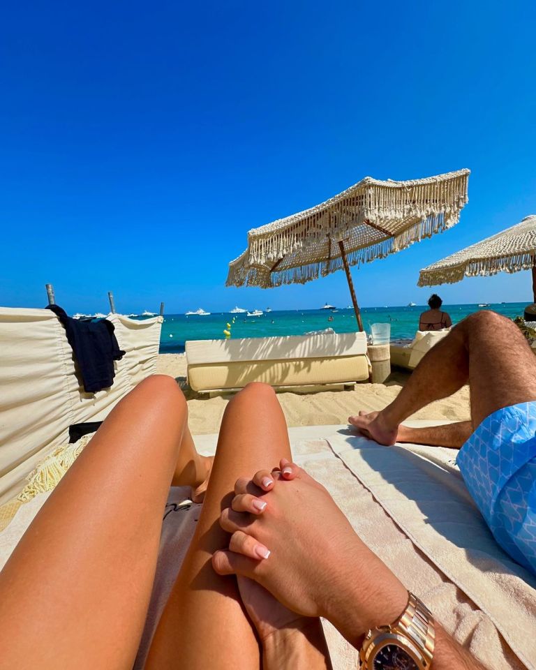 Kady teased the romance in holiday snaps over the summer