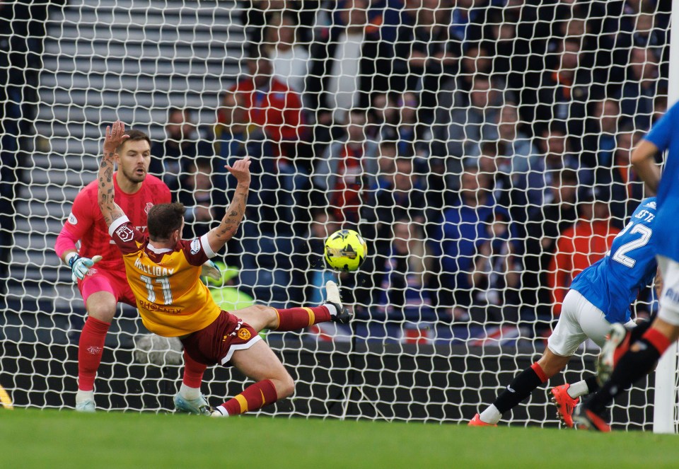 Andy Halliday slid in to convert a brilliant cross from Steve Seddon