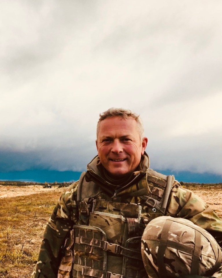 Jules Hudson revealed he served with the NATO Battlegroup in Estonia a few years ago