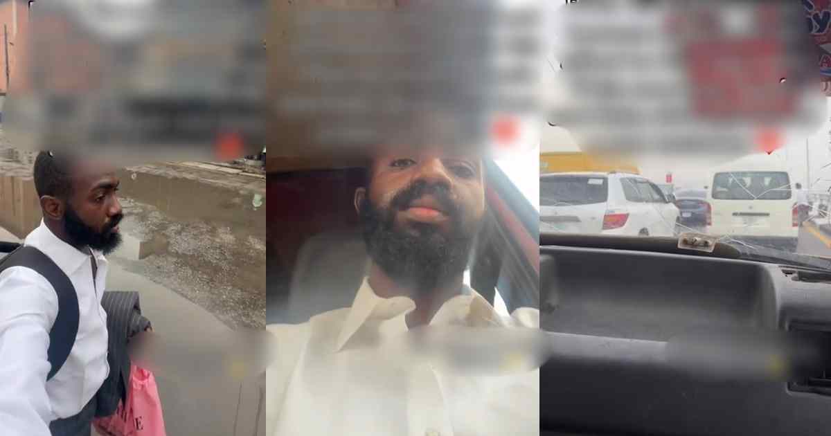 Nigerian man sells his car, opts for Danfo and Keke to commute amid fuel price hike (WATCH)