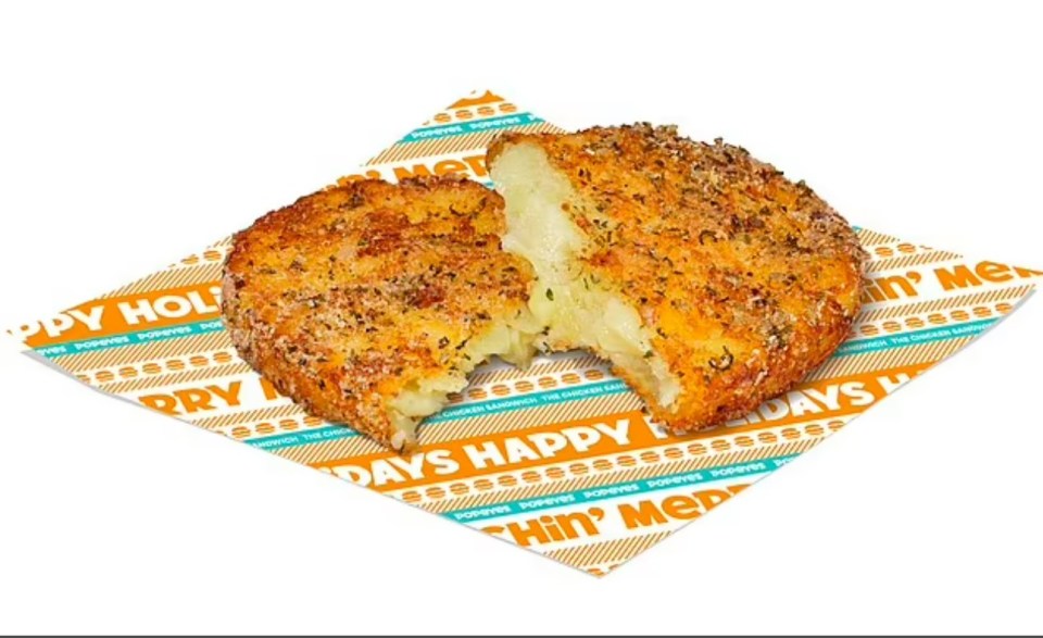 The fast food chain also has a festive sage & onion hash brown