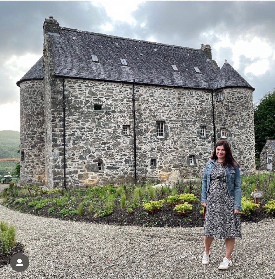 Travel writer Jenna Maxwell stayed at Kilmartin Castle, where they foraged for food and dined in the grand hall at breakfast time