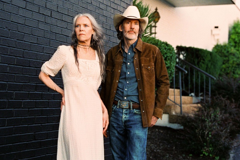 Gillian and David in Nashville, where they moved to in the summer of 1992