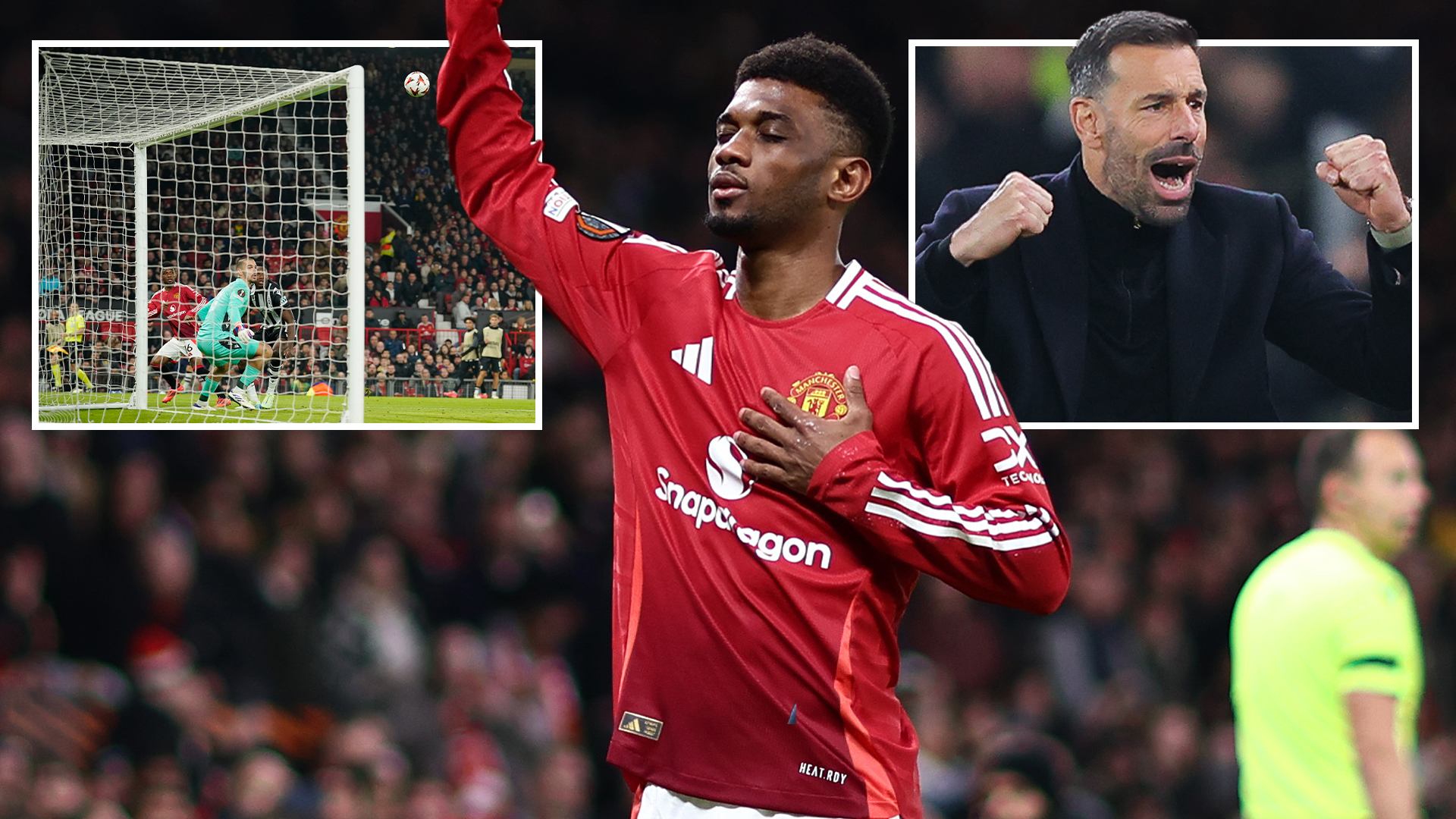 Man Utd 2 PAOK 0: Amad Diallo at the double as Red Devils pick up first European win in 383 days