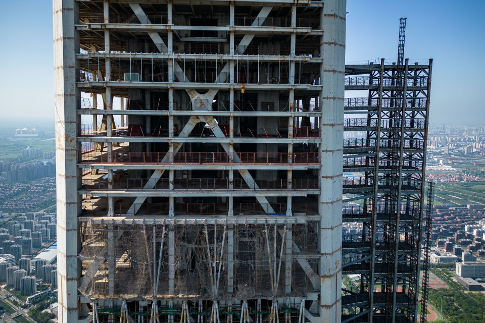 The Walking Stick is currently the tallest unoccupied building in the world