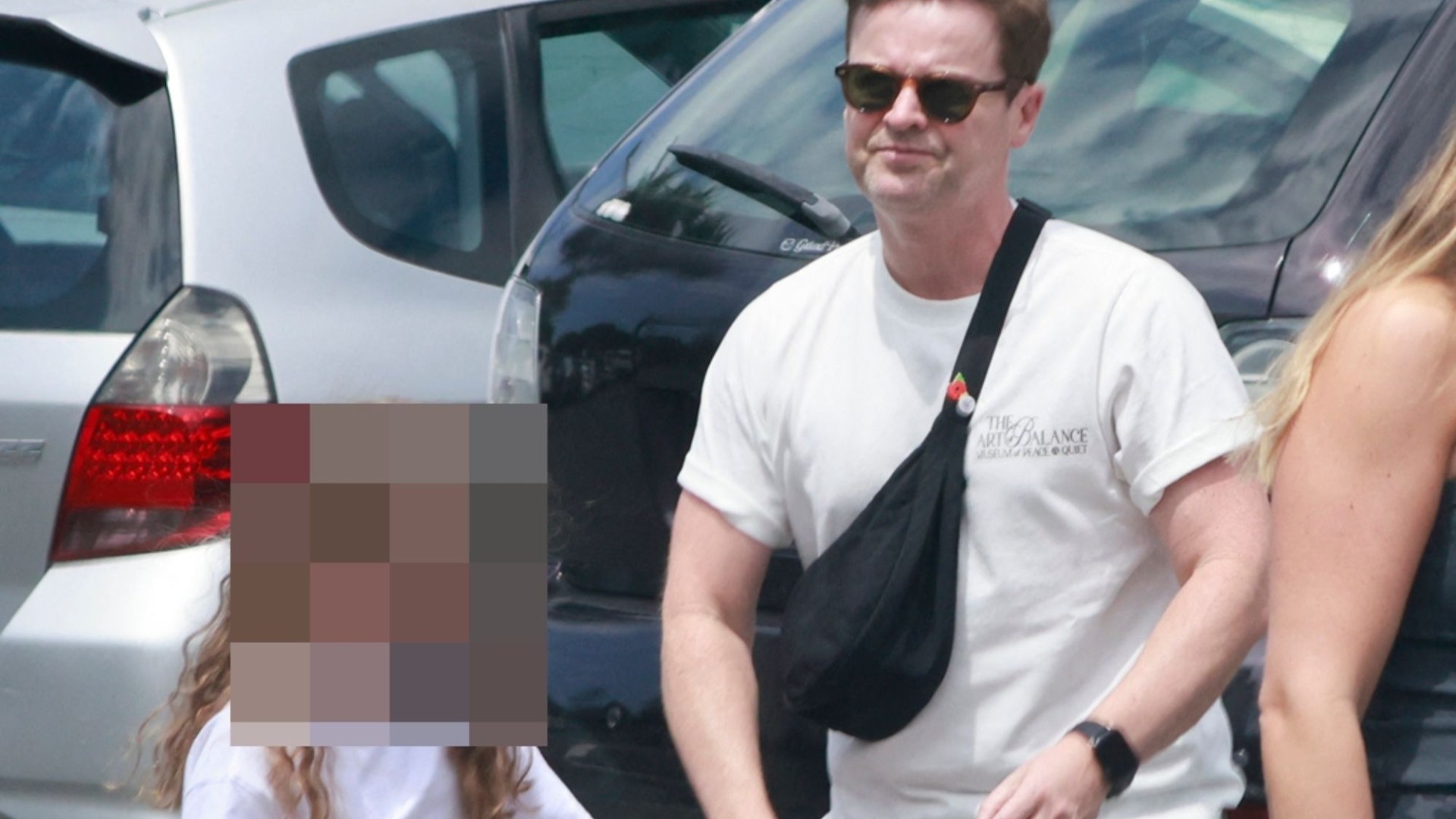 Declan Donnelly is a doting dad with daughter Isla and wife Ali as they're seen in Australia before I'm A Celeb launch