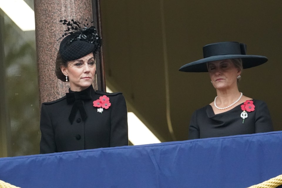 Princess Kate on the Foreign Office balcony