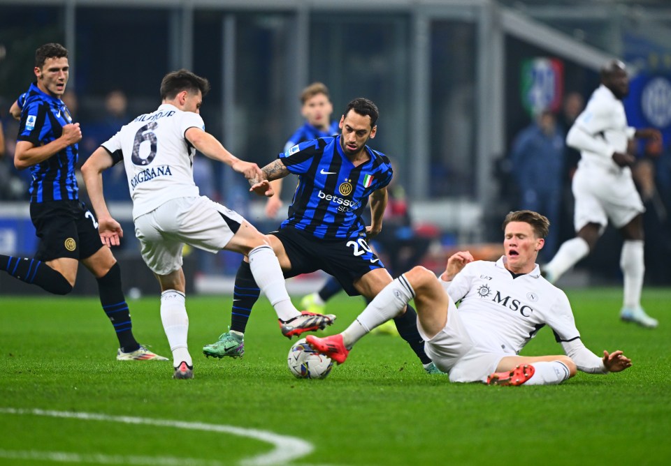 Scotland teammate Billy Gilmour was also in action