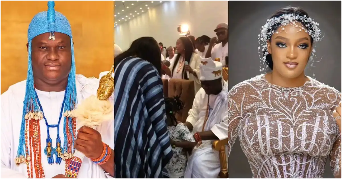 Ooni of Ife reunites with estranged wife, Prophetess Naomi and son