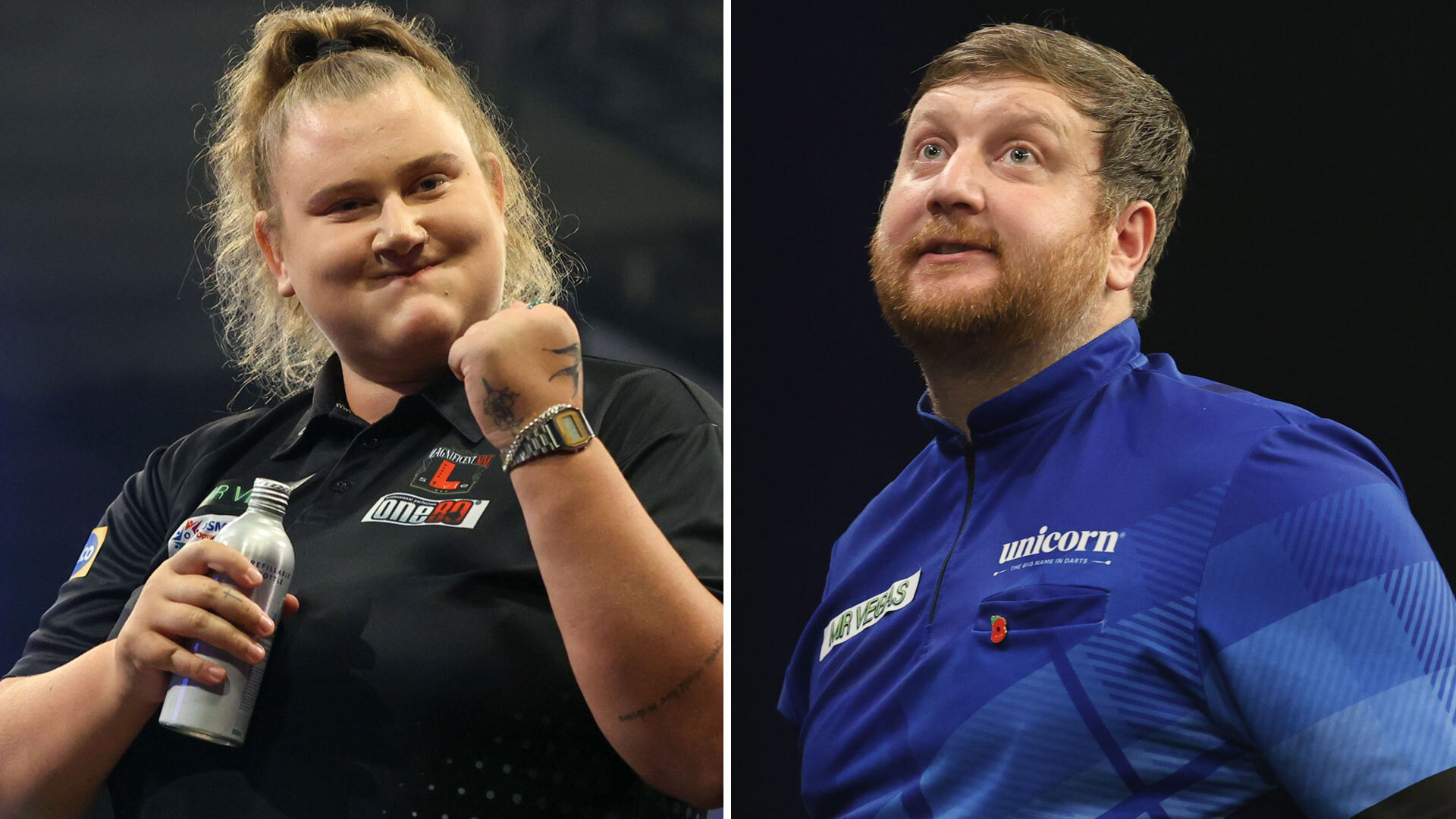 Beau Greaves thrashes Fallon Sherrock's partner Cameron Menzies in Grand Slam of Darts mauling but still says farewell