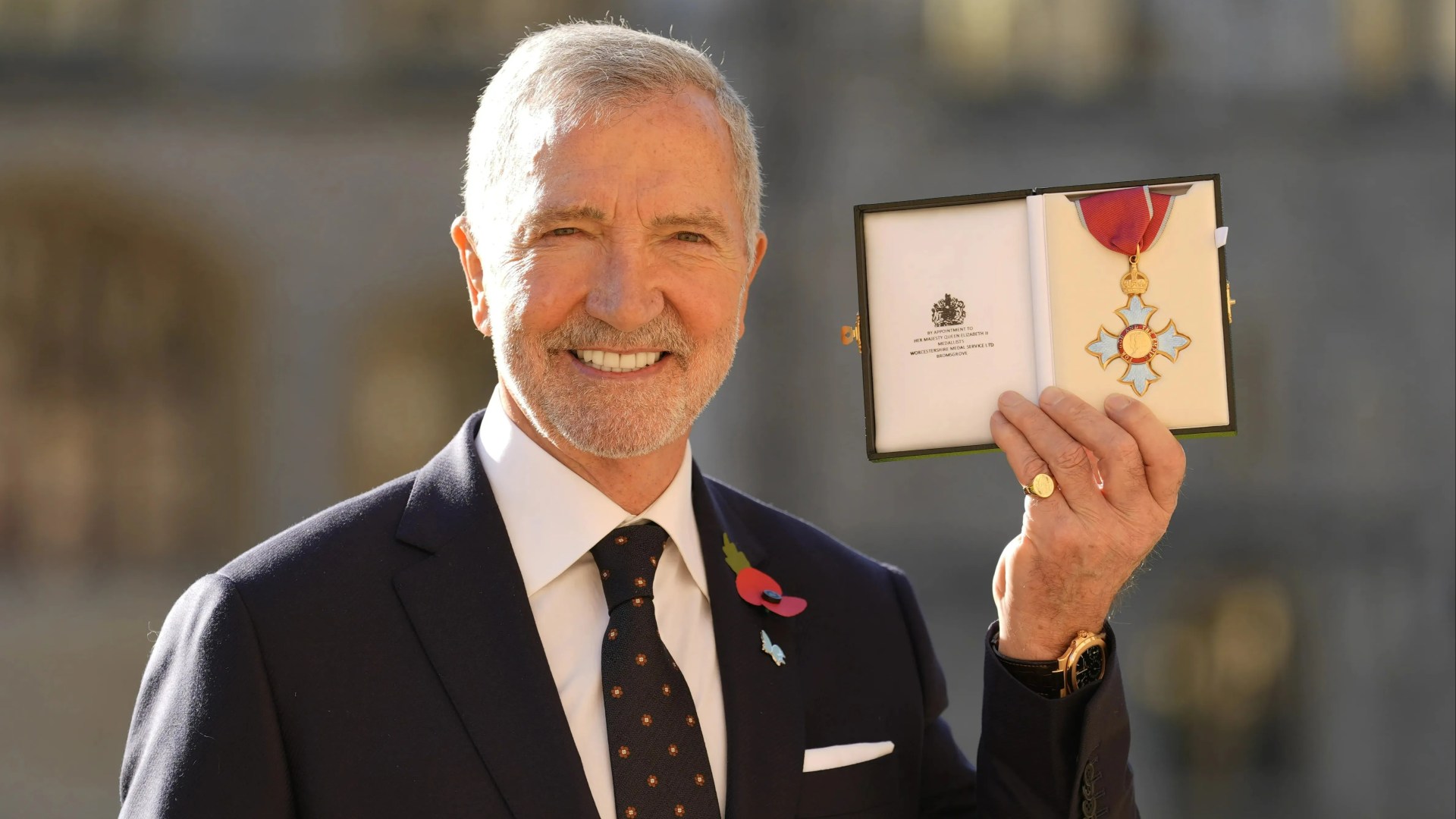 Rangers hero Graeme Souness spotted with wife as he earns CBE after epic charity channel swim despite major health scare