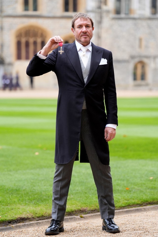 Duran Duran frontman Simon Le Bon was awarded an MBE