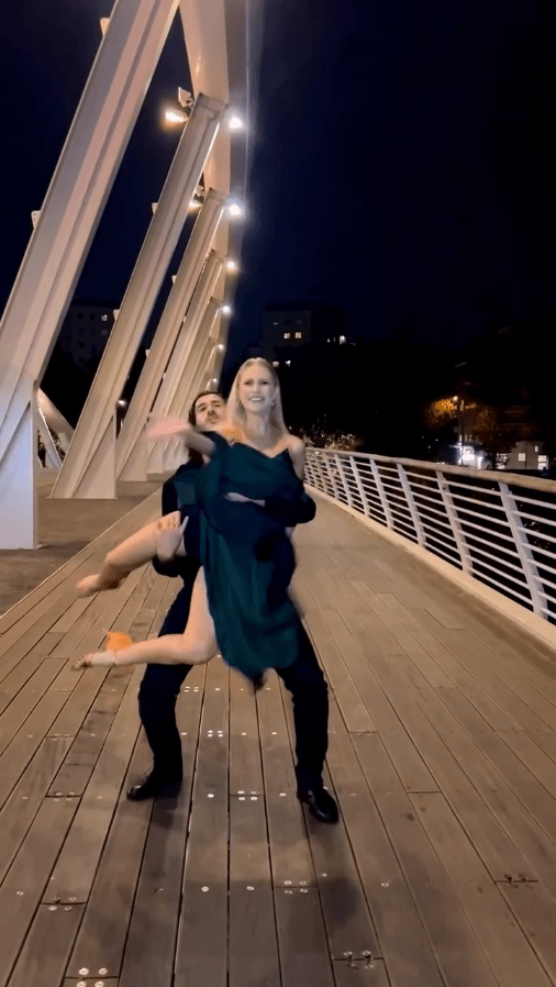 He shared a video of himself dancing with his wife Giada Lini