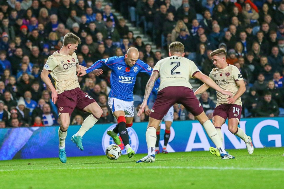 The Gers were uninspiring against Hearts