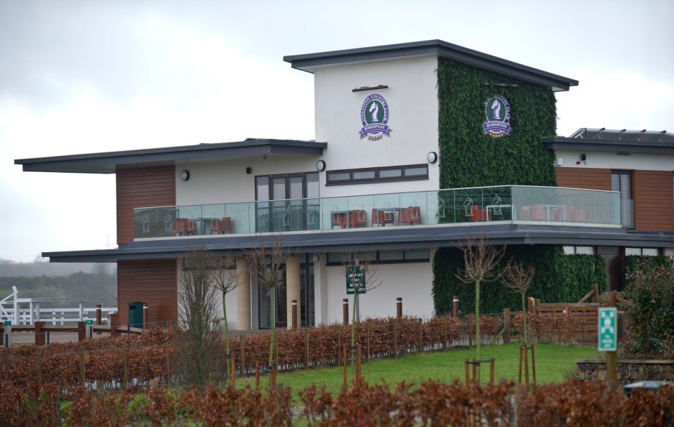 Mark enjoyed some down time north of the border at Ingliston Country Club