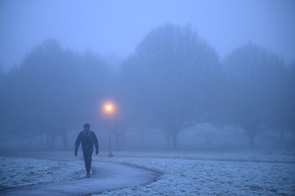 A band of wintry weather is expected to batter much of the UK