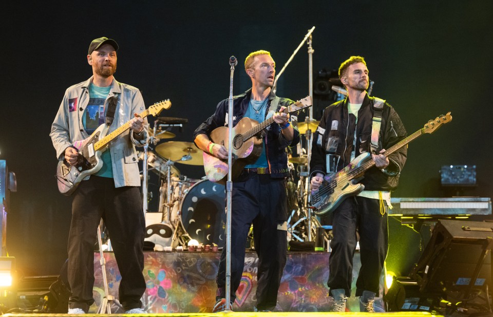 Coldplay were one of this year's headliners