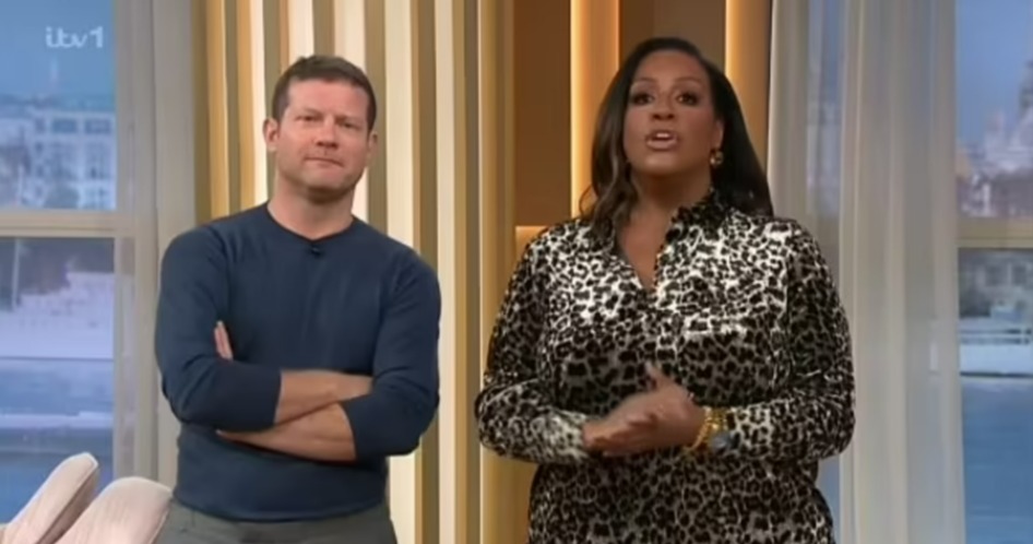 Dermot O'Leary and Alison Hammond sent their love and support to the star during Friday's This Morning