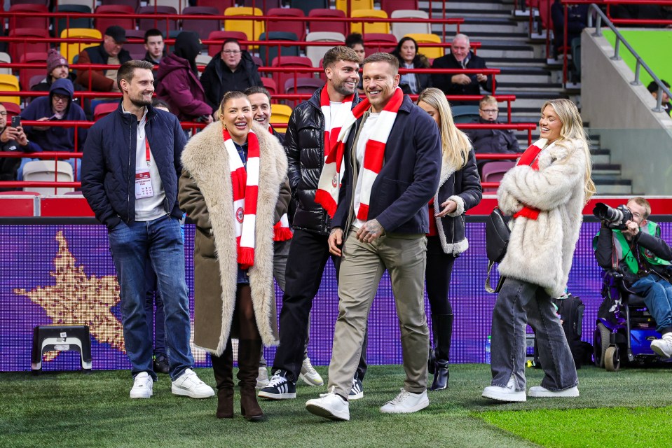 They attended the Premier League match between Brentford and Bournemouth