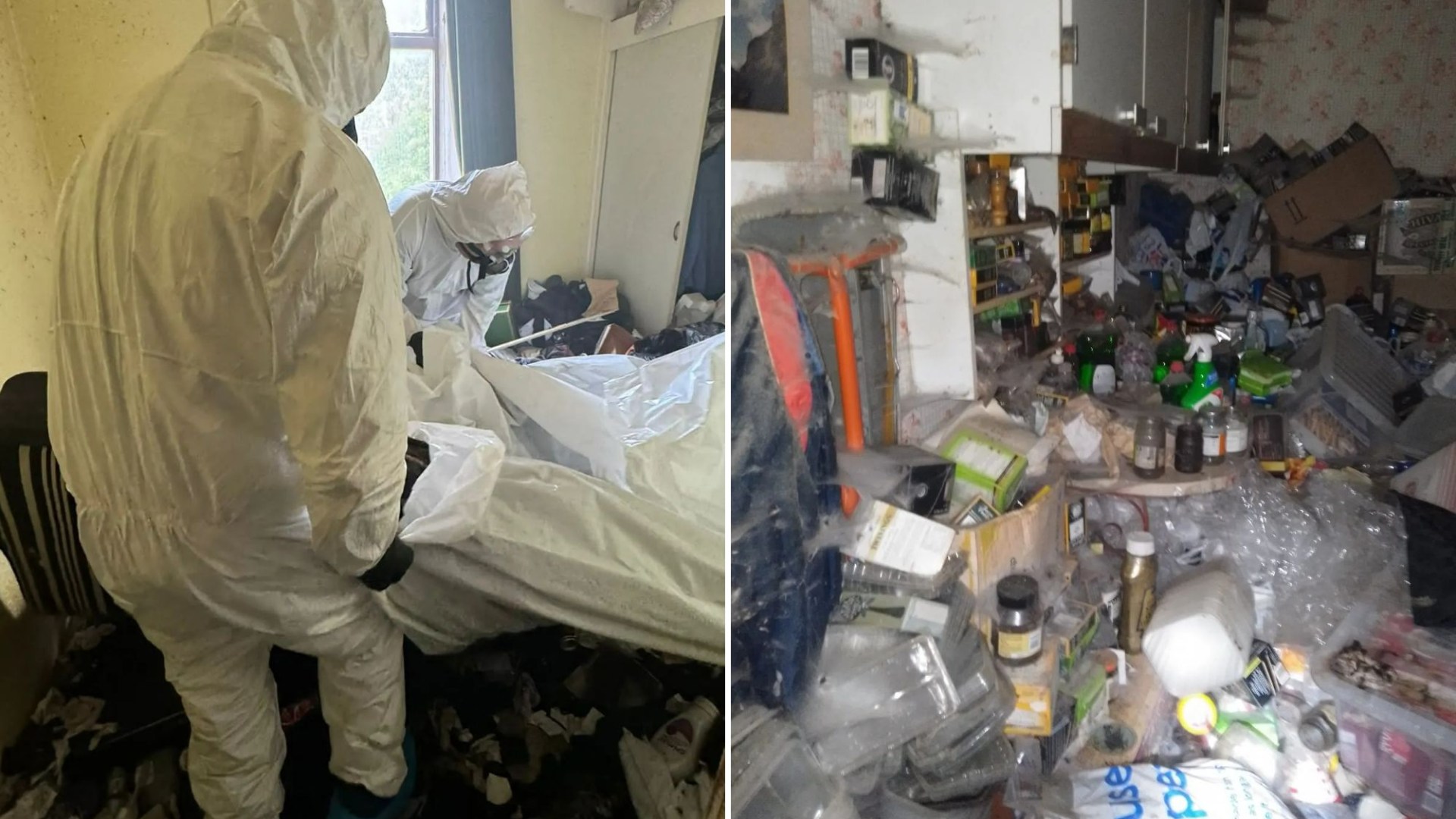 Inside hoarder's home after extreme cleaners called to 'biggest challenge ever'