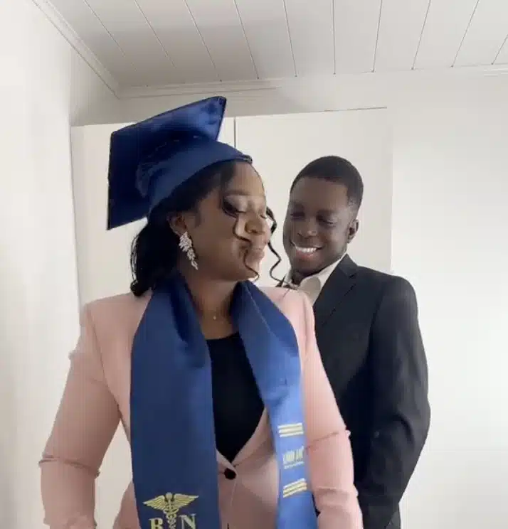 Nurse praises husband for taking her abroad, sponsoring her education