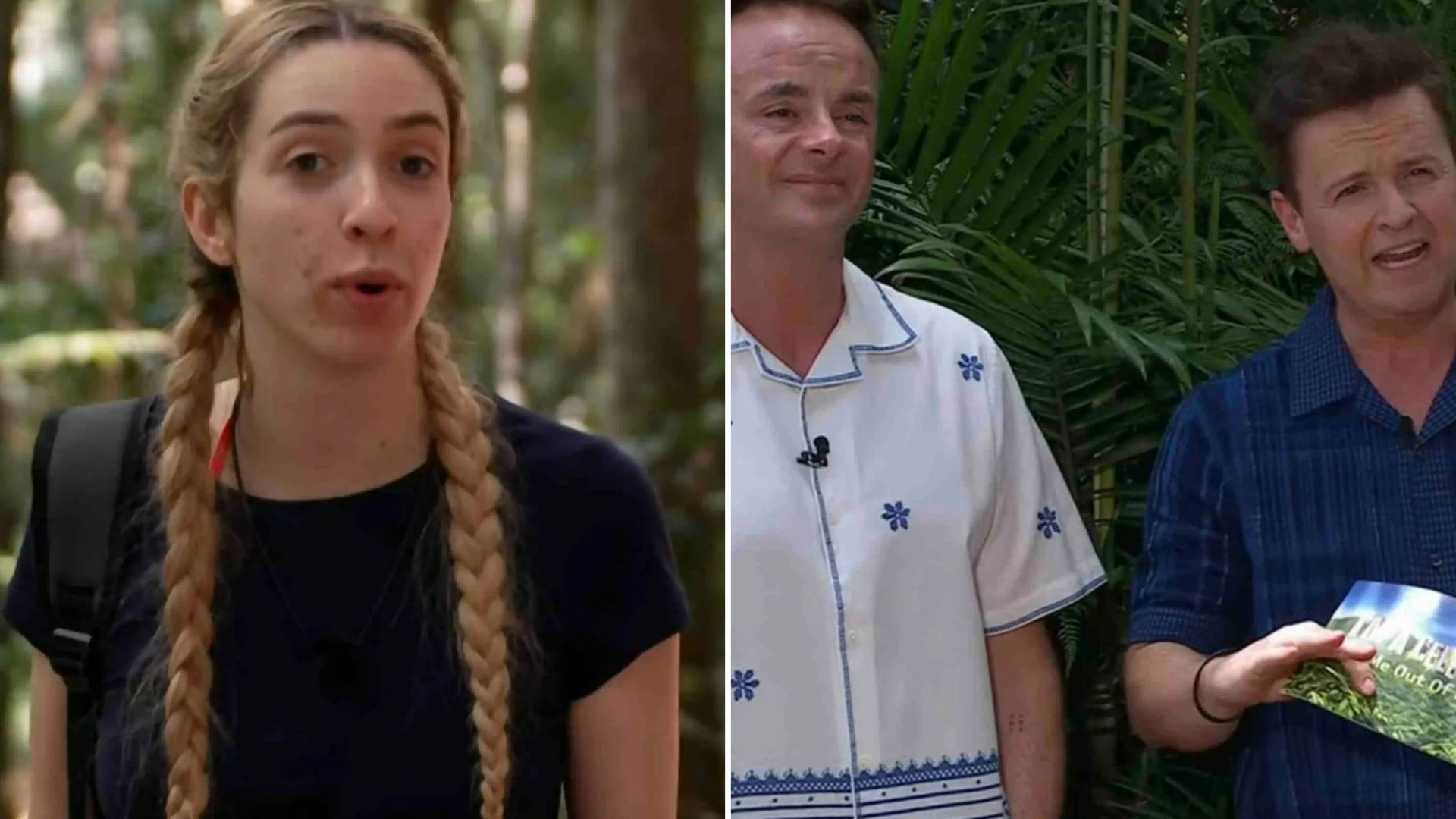 Watch furious GK Barry lose it at Ant and Dec as a HUGE spider crawls on her head in Vile Volcano trial